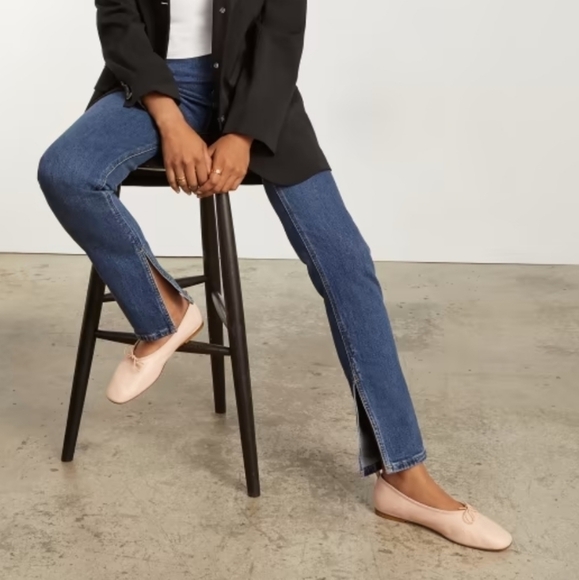 EVERLANE THE CHEEKY SPILT HEM JEAN, SZ 30 - Picture 4 of 16